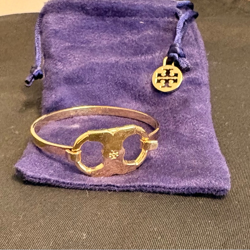 Tory Burch Gold Logo Bangle